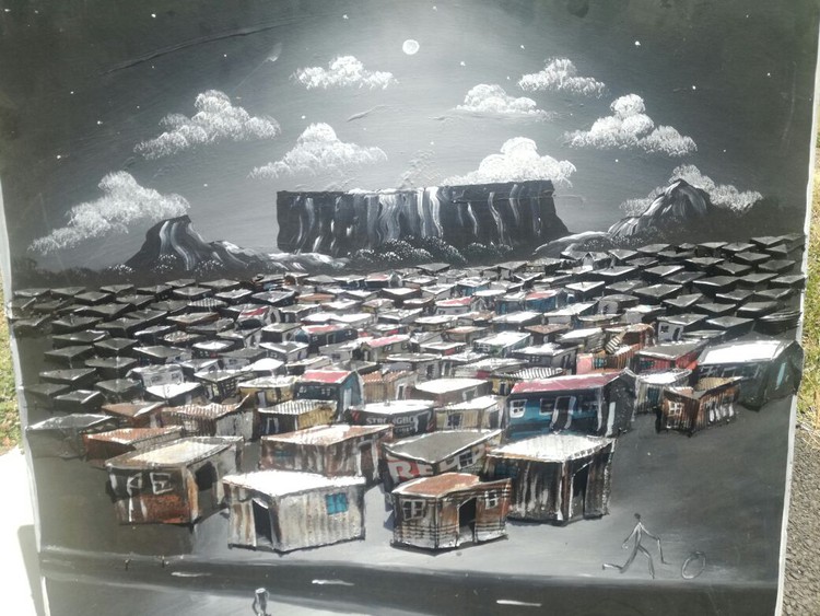 Roadside Artist Uses Tins To Show Life in Informal Settlements in